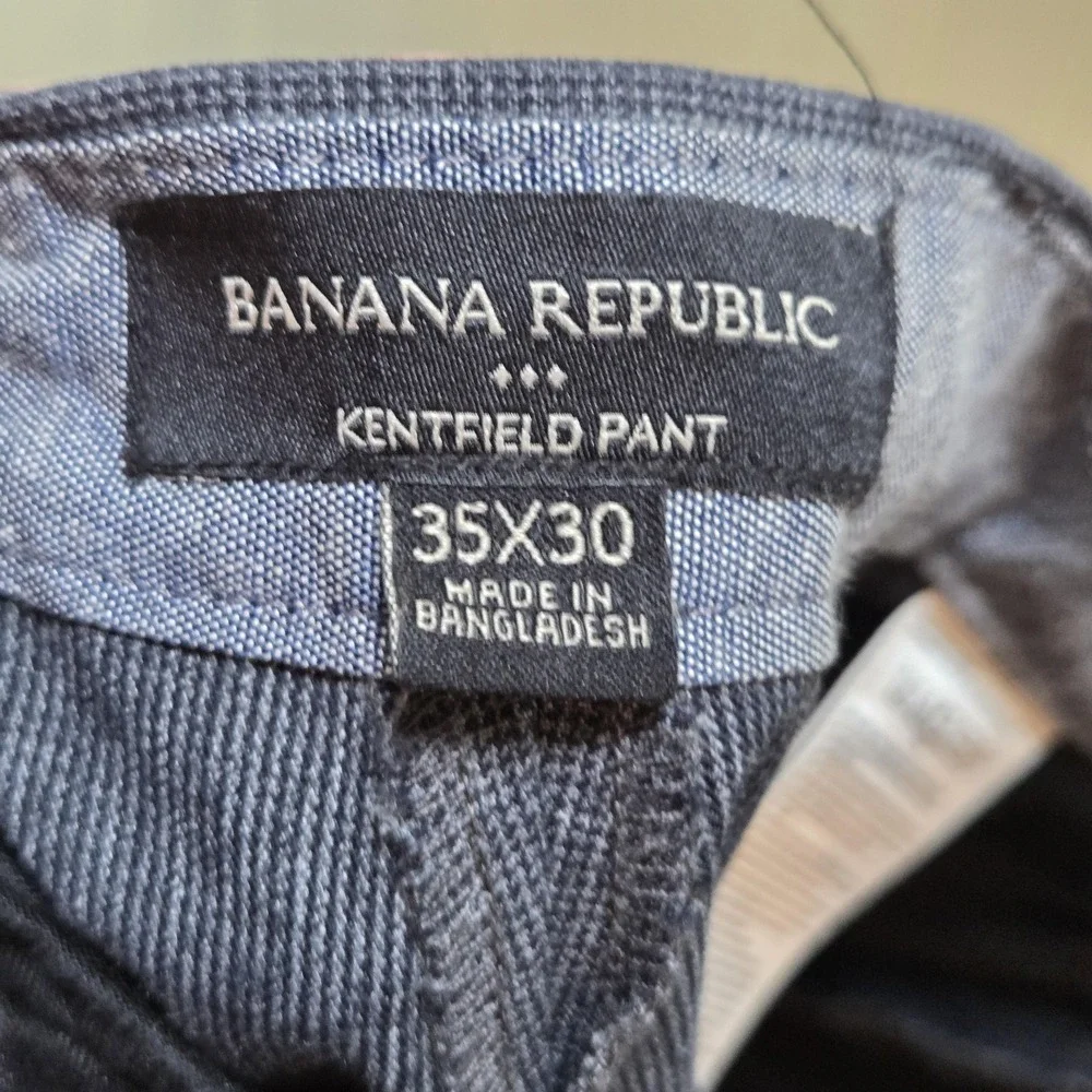 Banana Republic Pants Mens‎ 35x30 Gray Kentfield Pant Straight Leg Dress Slacks